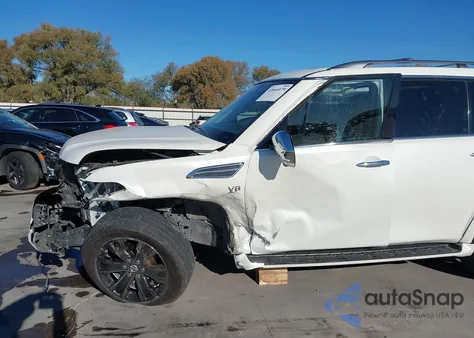 2020 Nissan Armada Platinum 2Wd из США, поврежденный, VIN JN8AY2NF0L9360279